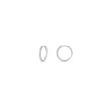Серьги-кольца TOMEI Diamond из белого золота 750/18K 2