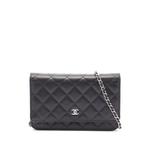 Стеганая сумка через плечо CC Quilted Caviar Wallet on Chain (2021-2026 годы) 1