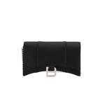 Кошелек-цепочка Hourglass Bb Monogram в черном цвете 1