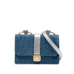 Сумка через плечо Denim Metallic Goatskin Madras Flap (2010-2026 годы) 1