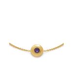 Позолоченный браслет February Birthstone 2