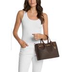 Carson Medium Signature Logo Satchel Bag - Коричневый 8