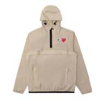 Куртки Comme des Garçons PLAY x K Way Half Zip Jacket 'Beige' 1