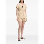belted crinkled-effect shirt 2