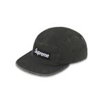 Кепки Supreme 2-Tone Moleskin Camp Cap 'Black' 1