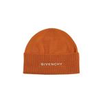 Шапки Givenchy Ribbed Embroidered Logo Beanie 'Ivory Orange' 3