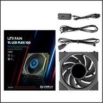 LIAN LI UNI FAN TL LCD FLEX 120 мм одиночный вентилятор - Черный 3