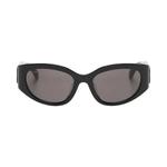 Солнцезащитные очки Balenciaga Oval-Frame 'Black' 1