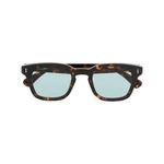 tortoiseshell-effect square-frame sunglasses 1