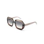 square-frame tortoiseshell-effect sunglasses 3