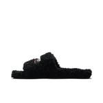 Тапочки Balenciaga Furry Slides 'Black' 3