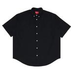 Рубашки Supreme Loose Fit Short-Sleeve Oxford Shirt 'Black' 1