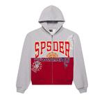 Толстовка на молнии Sp5der Campers Field Zip Hoodie 'Heather Grey' 1