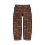 Брюки Supreme Windowpane Wool Trouser 'Brown' 2