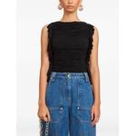 Nakia gathered ruffled top 1