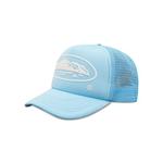 Кепки Truckers Corteiz Alcatraz Puff Print Trucker Hat 'Baby Blue' 1