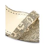 Chaos snakeskin-effect leather sandals 4