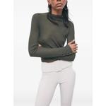 ribbed-knit high-neck sweatshirt 2