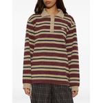 striped long-sleeve polo shirt 3