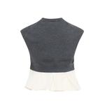 layered peplum-hem sweater 2