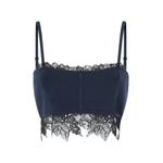 lace-trim knitted top 1