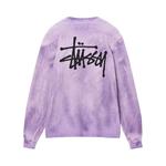 Футболки Stussy Basic Stock Long-Sleeve Thermal 'Lavender' 2