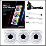LIAN LI UNI FAN SL-INF LCD FLEX Reverse Blade 120mm 3 в 1 набор обратных вентиляторов - White 3