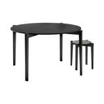 Мебель Ann Demeulemeester x Serax Elois Round Table 'Beech Black' 2