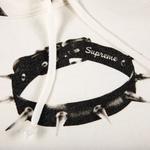 Худи Supreme Studded Collars Hooded Sweatshirt 'Белый' 2