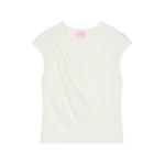 knotted-detail T-shirt 1