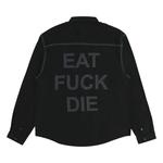 Рубашки на пуговицах Pleasures Life Button Down Shirt 'Черный' 2