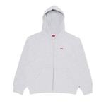 Худи Supreme Small Box Zip Up Hooded Sweatshirt 'Ash Grey' 1