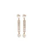 Серьги San Fin с кристаллами Swarovski® и жемчугом 1