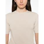 short-sleeve ribbed-trim sweater 5
