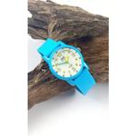 Часы Citizen VR41J003Y Детские аналоговые часы с синим резиновым ремешком 5