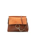 2016 Medium Calfskin and Suede Faye crossbody bag 1
