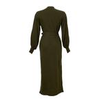 Платье-хиджаб Khaki Unlined Plain Knitwear Balloon Sleeve 7