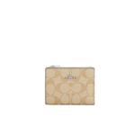 Coach Двустворчатый бумажник из фирменного холста Light Khaki Chalk CM852 1