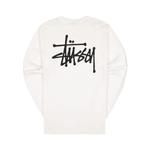Футболки Stussy Basic Long-Sleeve Tee 'White' 2
