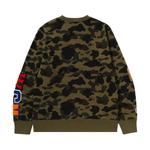 Топы BAPE 1st Camo Shark Crewneck Свитшот 'Green' 2