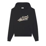 Худи Saint Laurent Decoupes Hoodie 'Noir/Naturel' 1