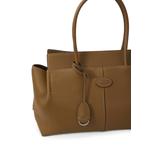 hammered leather tote bag 4