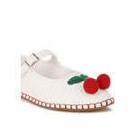 Балетки Cherry Accent Mary Jane белые 8