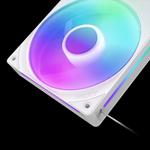 NZXT F240 RGB CORE 120mm вентилятор - White 4