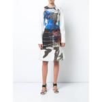 Abstract print skater dress 2