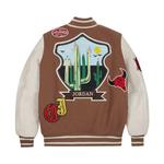 Университетские куртки Air Jordan x Travis Scott Varsity Jacket 'Antique Brown' 2