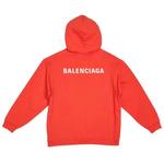 Худи Balenciaga Medium Fit Hoodie «Bright Red/White» 2