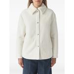 logo-patch single-breasted coat 1