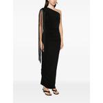 fringed one-shoulder maxi dress 3