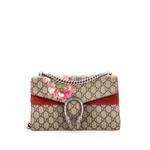 Маленькая сумка на плечо Dionysus Bag Blooms Print GG Coated Canvas 1